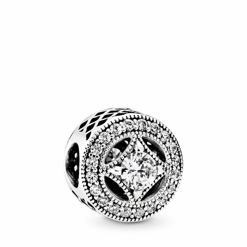 Pandora Australia Vintage Allure Charm - Sterling Silver | XHUVTF348